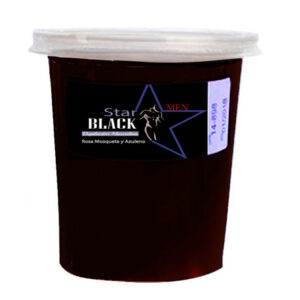 Vaso de Cera Negra Elástica STARBlack  Depilacion 500g